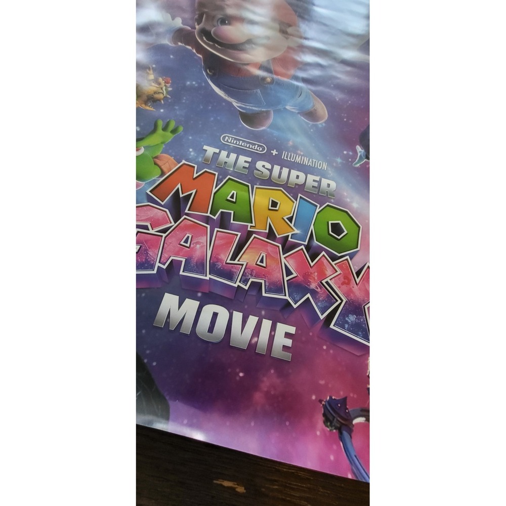 Super Mario Galaxy Movie Poster Video Game Wall Art Print 23x34 Nintendo Decor - Picture 3 of 13